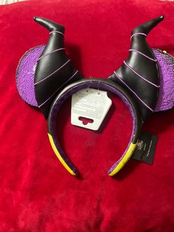 Disney Maleficent Minnie Mouse Ears Headband
