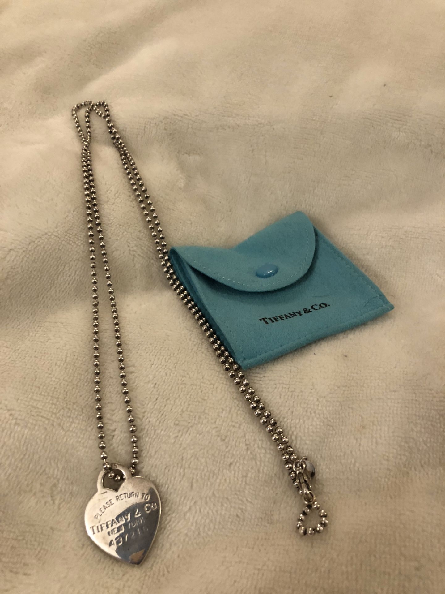 Tiffany & Co. Return to Tiffany Dog Tag XL Chain Necklace