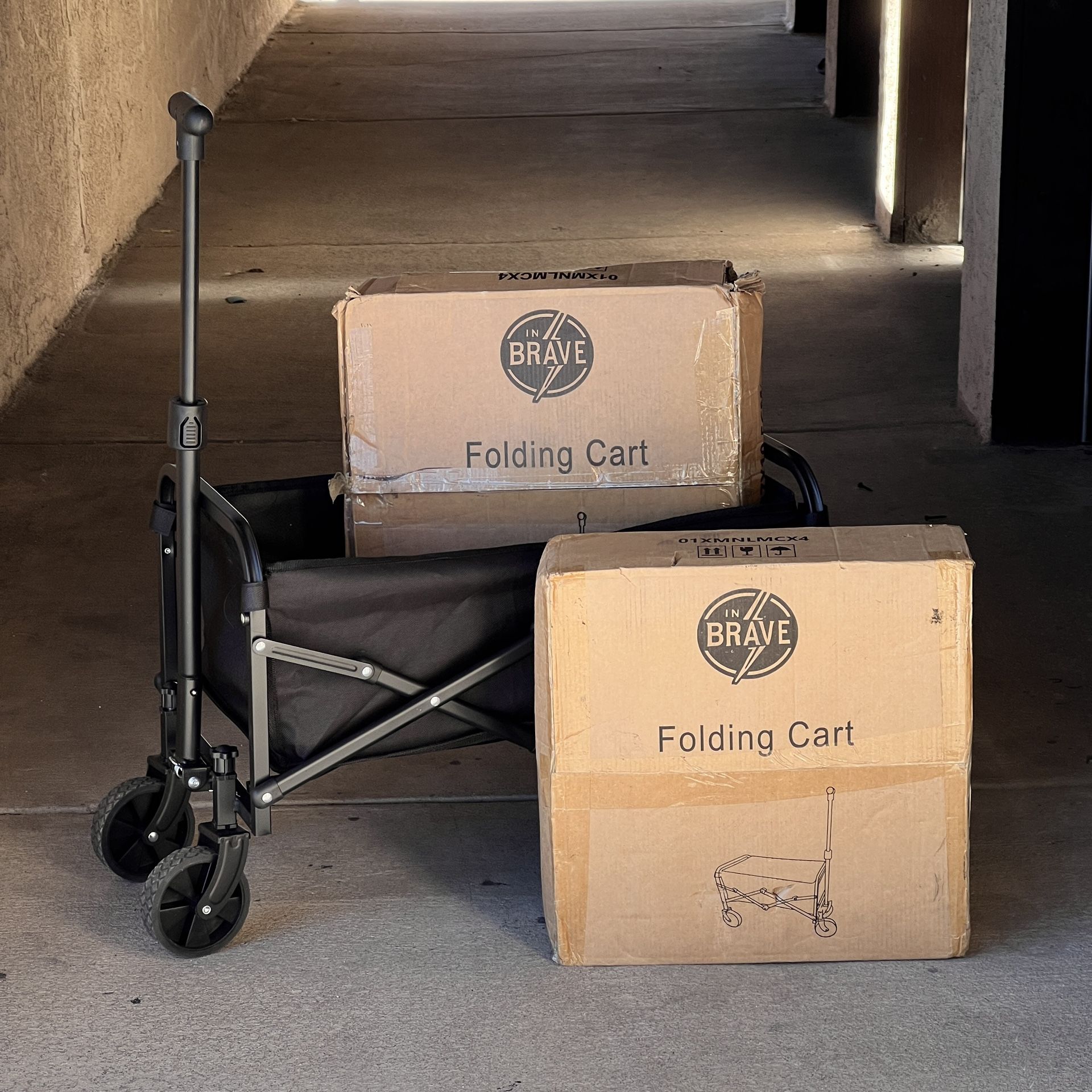 InBrave NEW folding cart - Shopping - USPS - Garden - Home - Travel - Kids - Parks - Pets