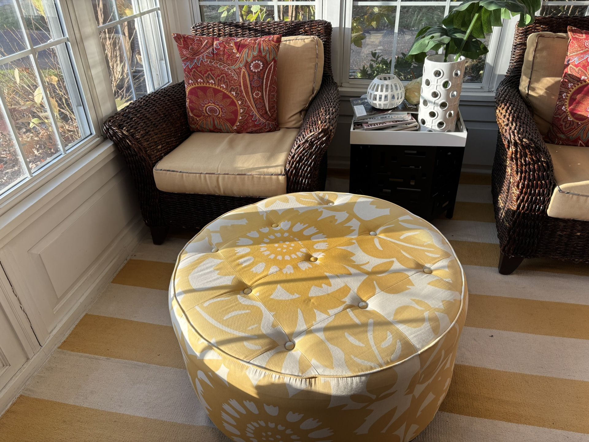 Yellow Ottoman 