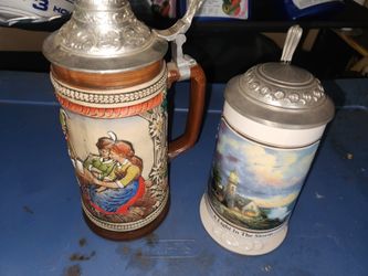 Vintage beer mugs