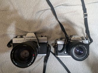 Minolta XD11 + SRT SC-II 35mm Film Camera Bundle – Tested & Working