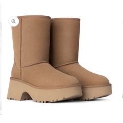 Women's UGG Classic Short New Heights Boot 'Chestnut' 7