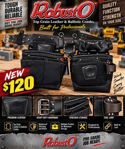 Condition: New Price: $120 Brand: RobustO Color: Black Heavy-Duty Professional Grade