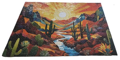 Springbok 1000 Piece Jigsaw Puzzle Theme is Southwest Sunrise Puzzle 