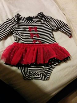 3-6 mos tutu onesie