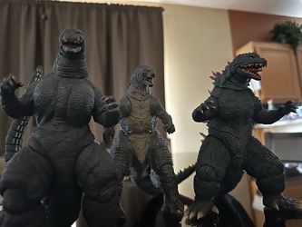 Godzilla Hiya Action Figure Lot of 3