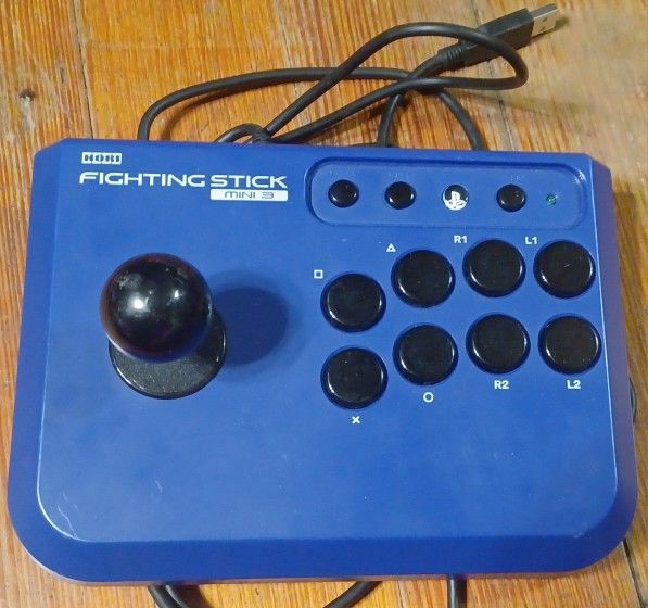 Hori Fighting Stick Muni 3 Blue Video Controller Sony Playstation 3 
