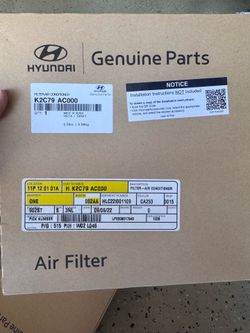 Hyundai 2 filters-oem