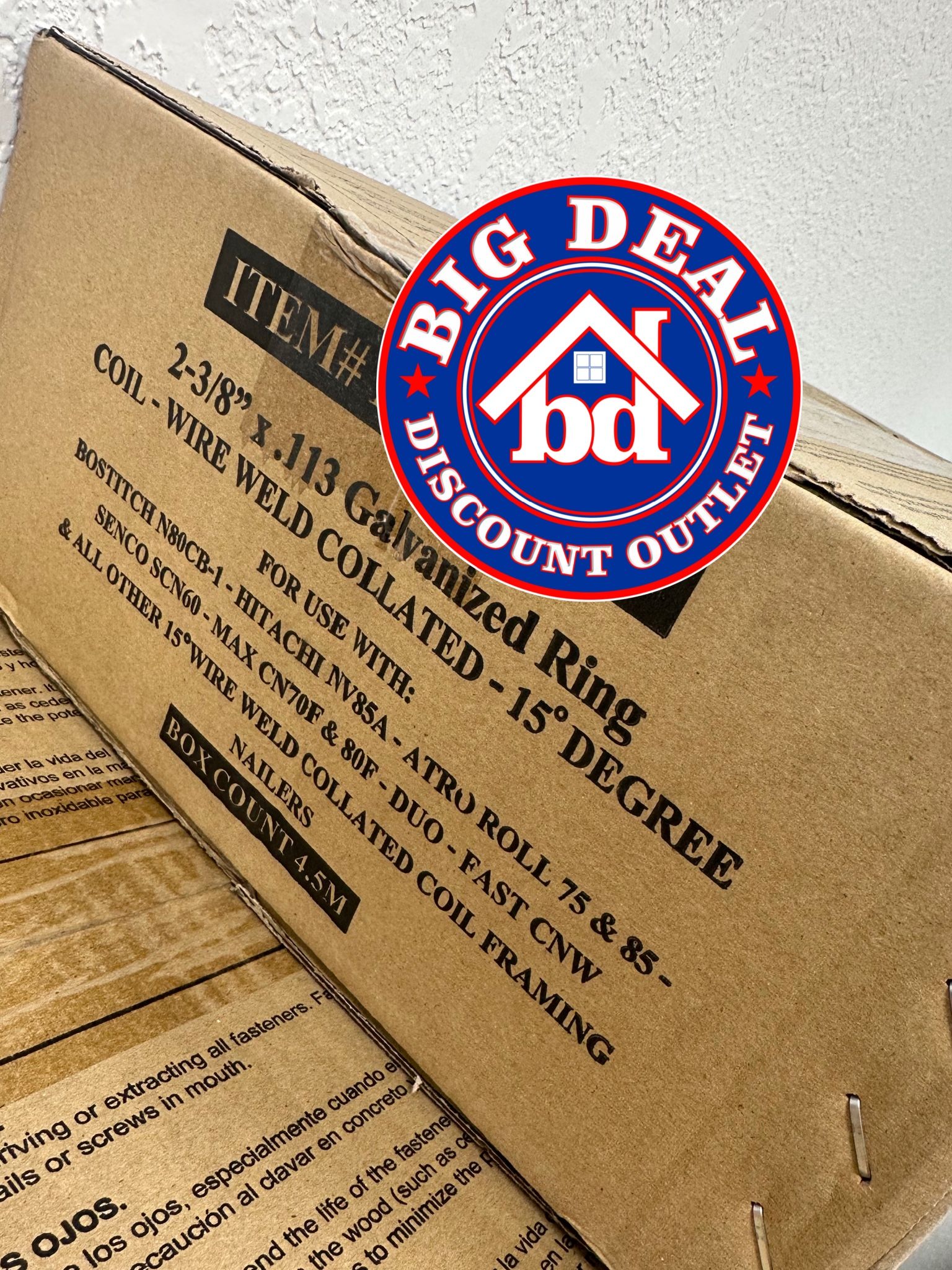 Decking Nails - $49.99 per box