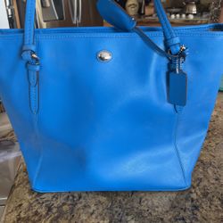 Blue Coach Purse