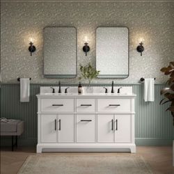 NEW Kohler 61" Dual Vanity Set $850