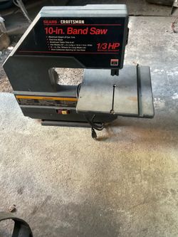 Craftsman 10in Band Saw 1/3HP