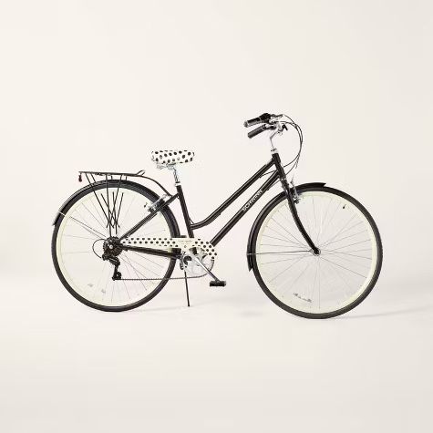Kate Spade 700c/28" Polka Dot Schwinn Adult Bike Cream/Black - kate spade new york x Target