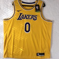 Kyle Kuzma Los Angeles Lakers Basketball Jersey Nike Dri-Fit BNWT Size XXL