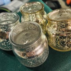 Votive glass candle holder