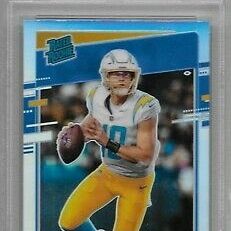 2020 Optic JUSTIN HERBERT PREVIEW-HOLO Rookie PSA 10 LOS ANGELES CHARGERS