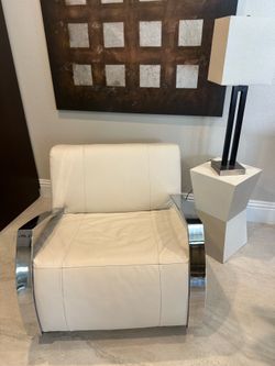 Leather Chair-Modern Rocker