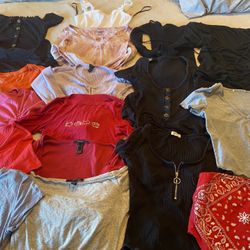 Large Lot Women Size s Clothes And Handbags 