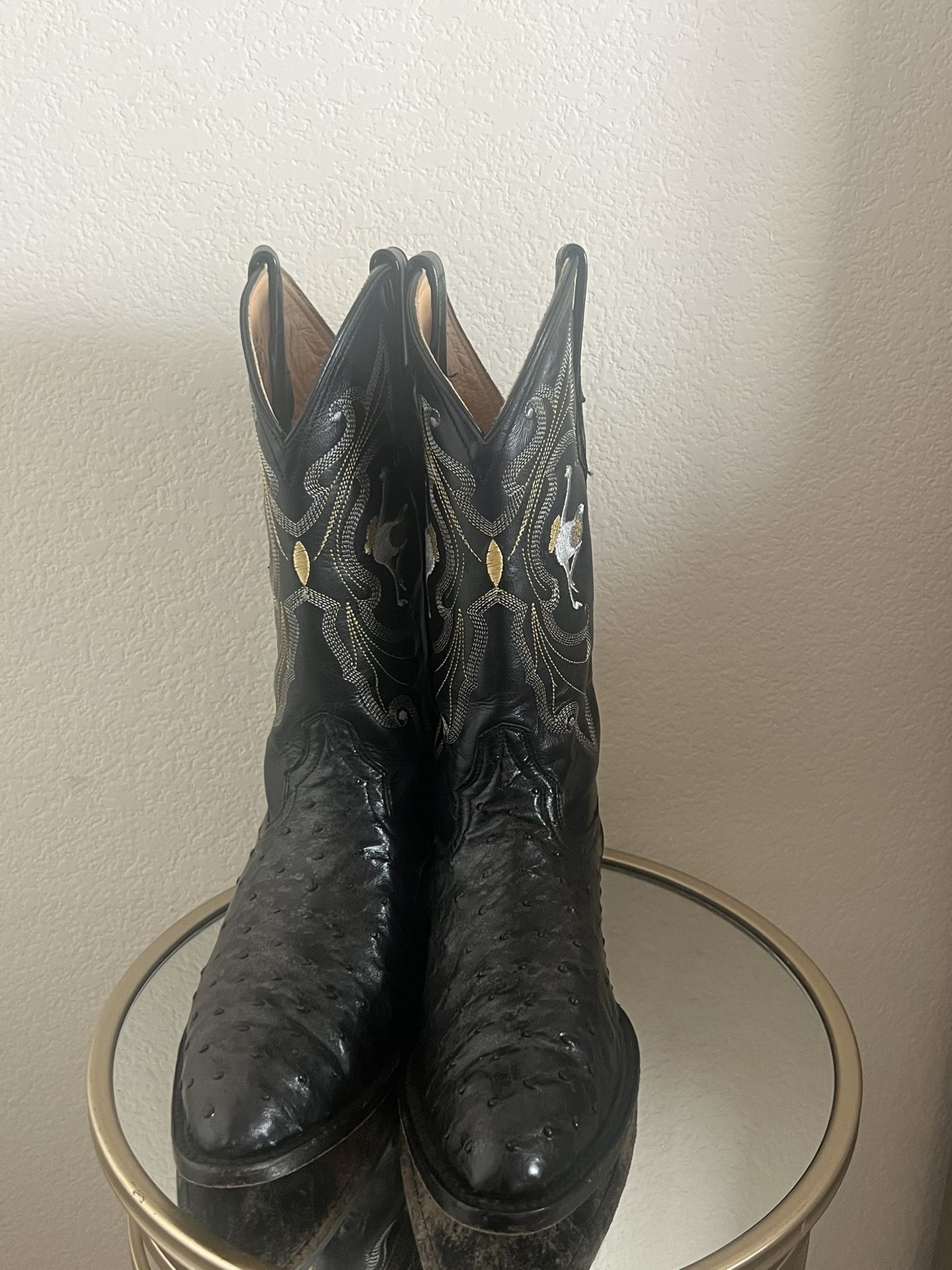 Ostrich Boots