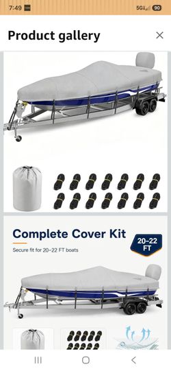 V Hull boat cover