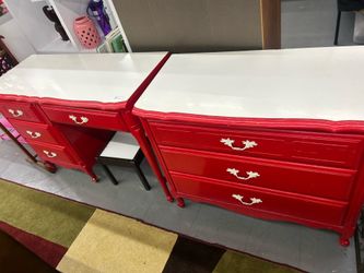 French style desk and chest