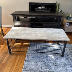 Distressed Coffee Table Farmhouse Style