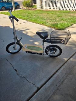 Razor Electric Scooter with Seat and Basket