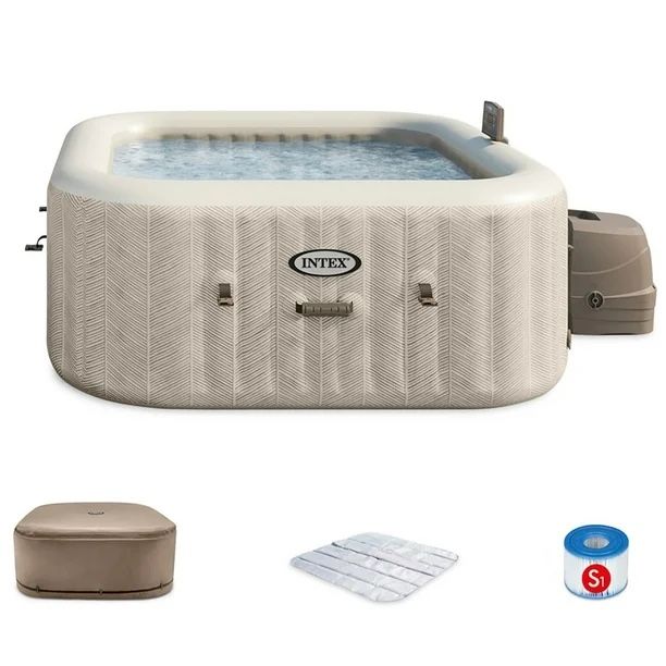 Intex: PureSpa: Chevron Deluxe Inflatable Hot Tub Set Person 69