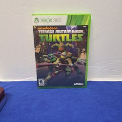Nintendo Teenage Mutant Ninja Turtles  For Xbox 360 No Manual 
