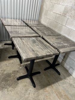 Restaurant table 24” set of 6