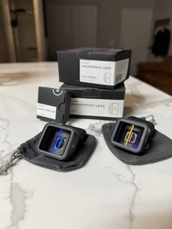 Cinematic Lens Set – Gold & Blue Flares for iPhone, Pixel, Galaxy