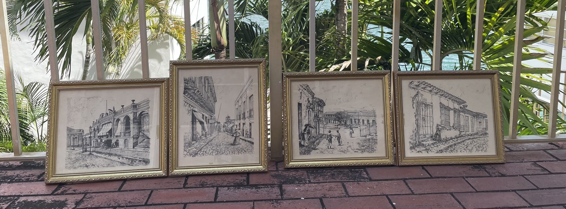 Original antique collection paintings (4)