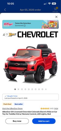 12V Chevrolet Truck (Also Remote Controlled)