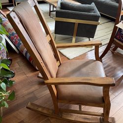Rocking Chair Oak Mission Style