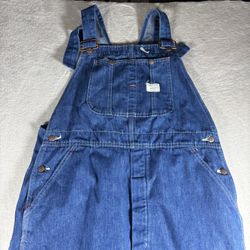 True Vintage 70s Big Mac Overalls JC Penny’s Men’s Size 36x30 Blue Denim #1976