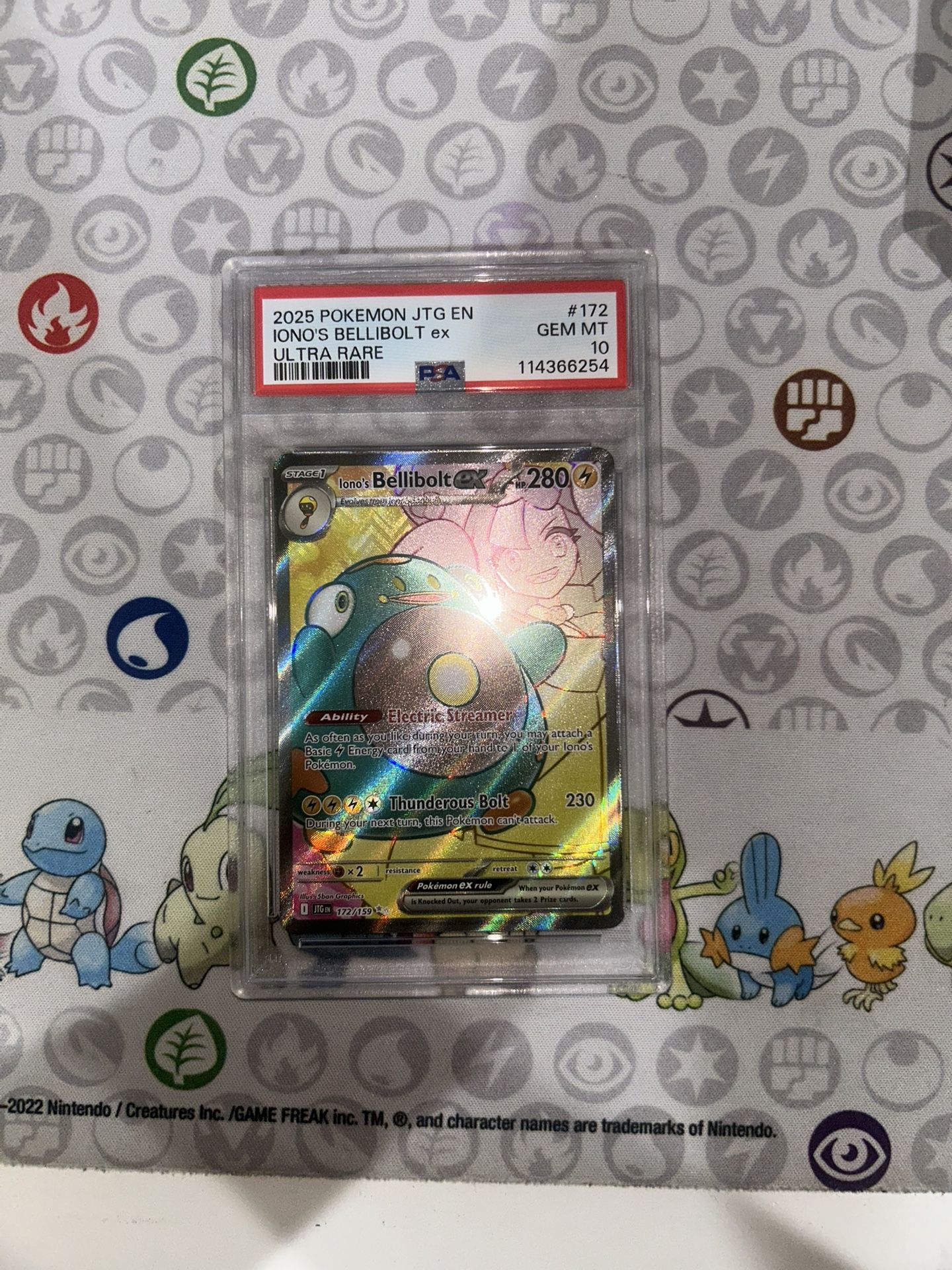 ULTRA RARE #172 IONO'S BELLIBOLT EX PSA 10