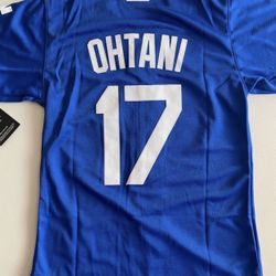 Adult And Youth Blue Ohtani Jersey