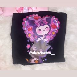 Kuromi and hello kitty crewnwcks