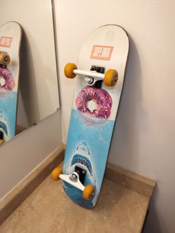 Custom Complete Skateboard 8" - Superior Deck, Krux Trucks, Spitfire 54mm Wheels, Grizzly Grip (Like New!)