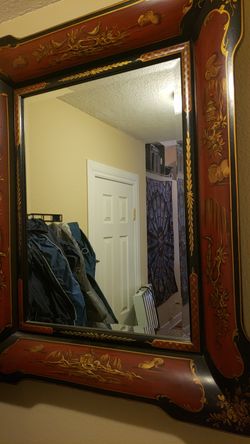 Antique Oriental Mirror