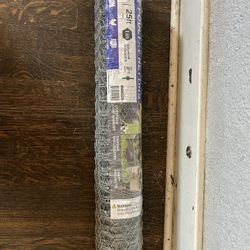 24 Inch Tall x 25 Feet Long Hex Poultry Netting, 
