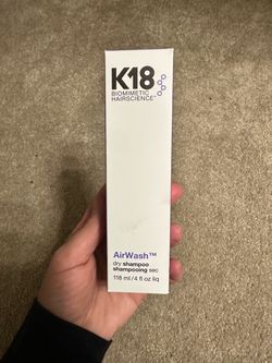 K18 air wash dry shampoo