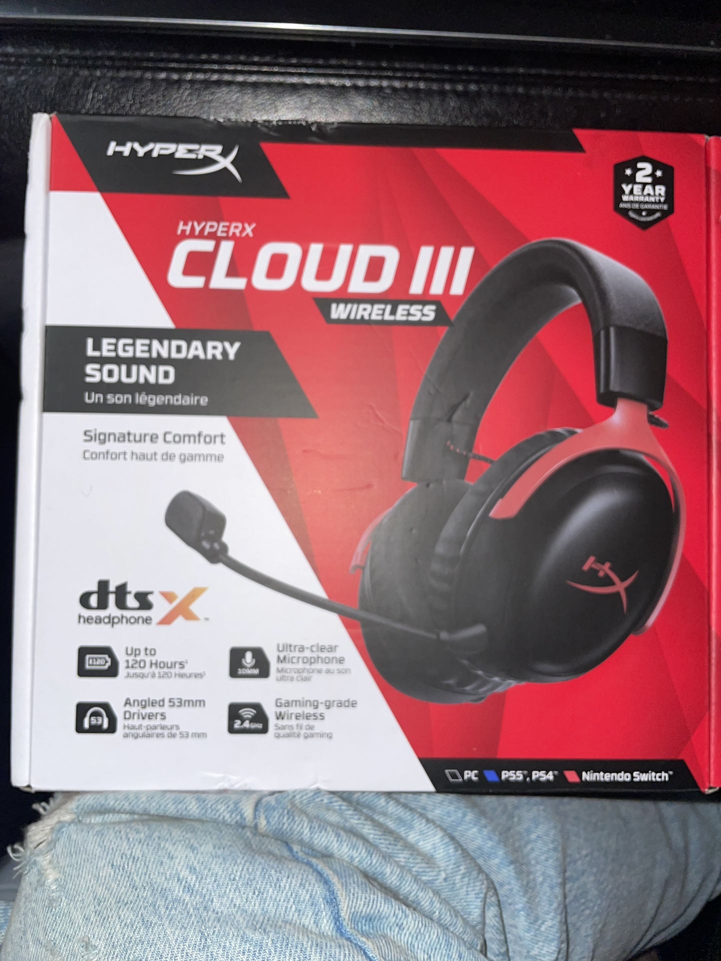 HYPERX CLOUD III Wireless Gaming Headset   LEGENDARY SOUND | SIGNATURE COMFORT