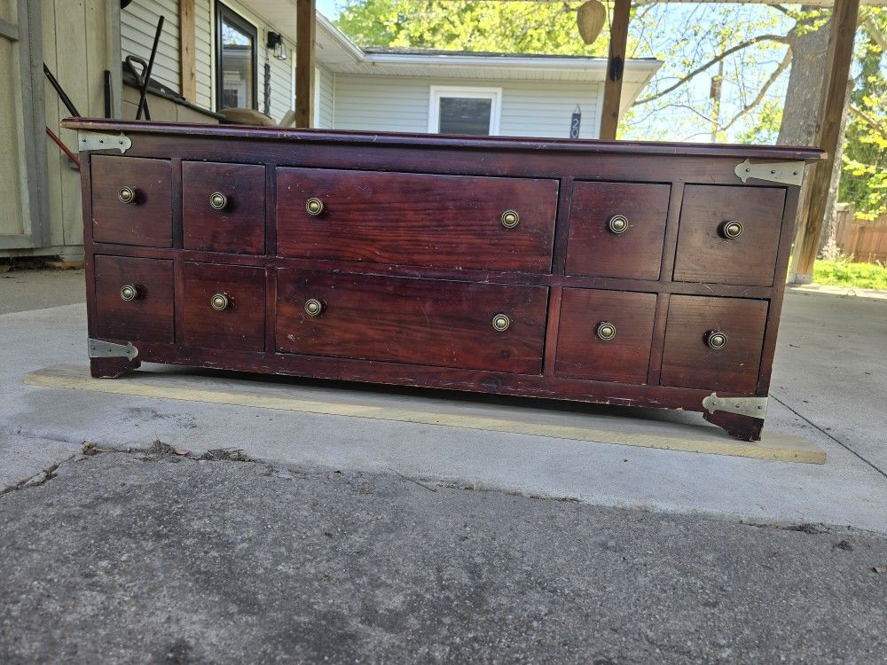 Antique Trunk Table