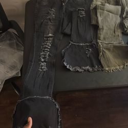 Black Bell Bottom Jeans
