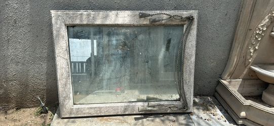 Antique Stone Mirror