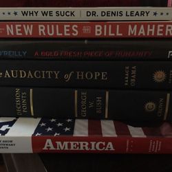 Various political books (left and right mix)