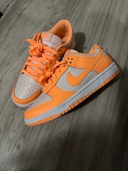 Nike Dunk Low Bright Orange Sneakers Size 7.5W