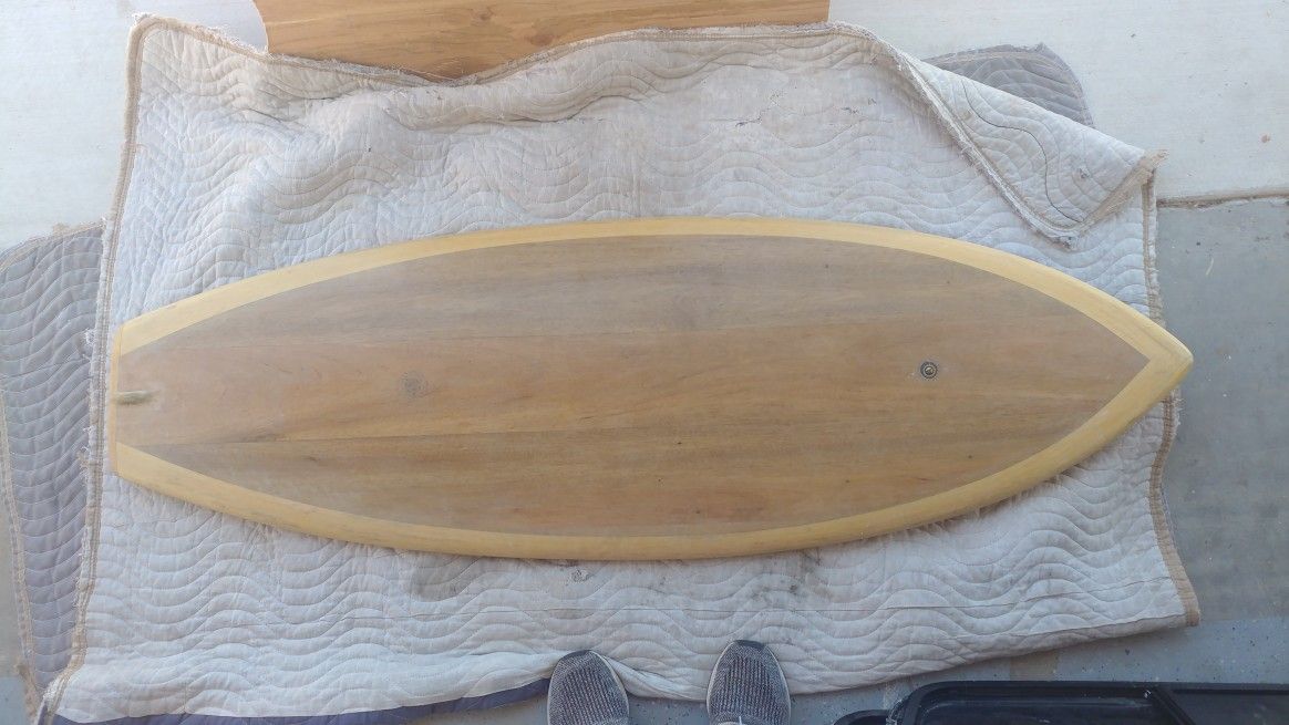 Bamboo 5'0 surf Board.. New. Very Rare